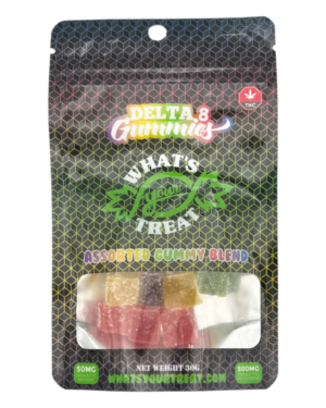 Delta 8 Assorted Gummies Front- What's Your Treat