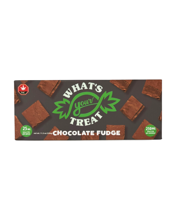 Delta 8 Chocolate Fudge Front- What's Your Treat