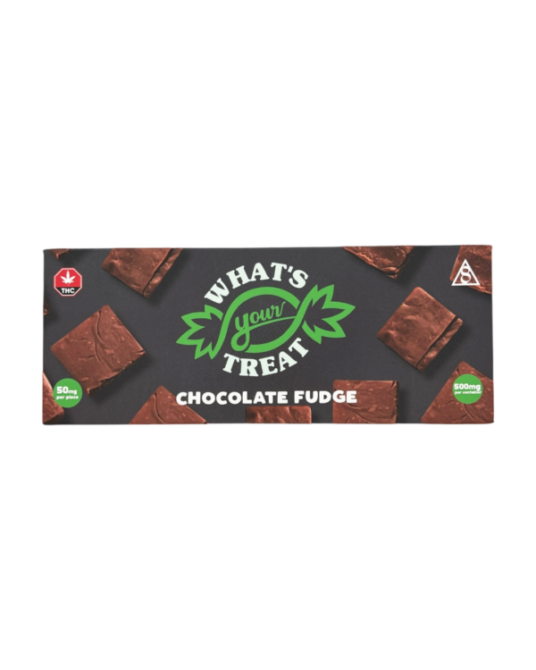 Delta 9 Chocolate Fudge Front- What's Your Treat