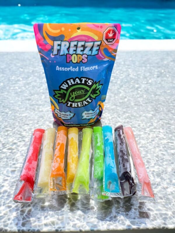 delta 9 freeze pops pool side